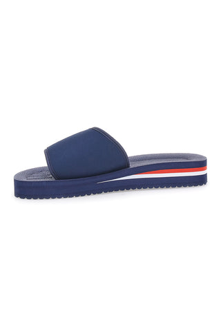 Modre natikače z nastavljivim trakom in logotipom Superga S24E702