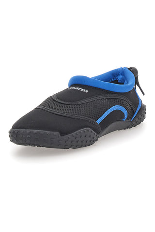 Črni čevlji za skale z modrim robom Mares Acquatic Man