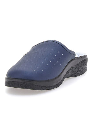 Modre copate z usnjenim podplatom Inblu 33 Rh