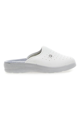 Ciabatte Bianche con Sottopiede in Pelle INBLU 33 RH