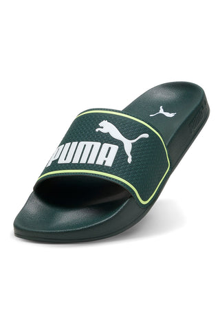 Temno zelene copate s podloženim pasom Puma Leadcat 2.0