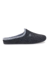 Antracitne filcaste copate s sivim robom Superga S10S225