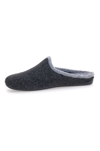 Antracitne filcaste copate s sivim robom Superga S10S225