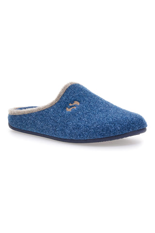 Modre filcaste copate s kontrastnim profilom Superga S10S225