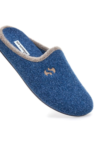 Modre filcaste copate s kontrastnim profilom Superga S10S225