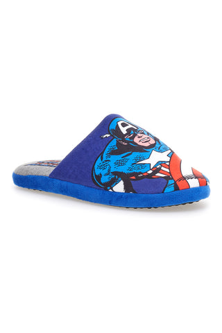 Modre copate s potiskom Captain America in protizdrsno podplatom Avengers R1010198T01