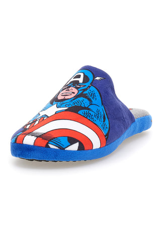 Modre copate s potiskom Captain America in protizdrsno podplatom Avengers R1010198T01