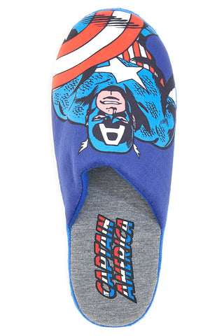 Modre copate s potiskom Captain America in protizdrsno podplatom Avengers R1010198T01