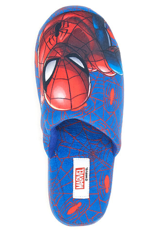 Modre copate s potiskom Spidermana in protizdrsno podplatom Spiderman R1310624T