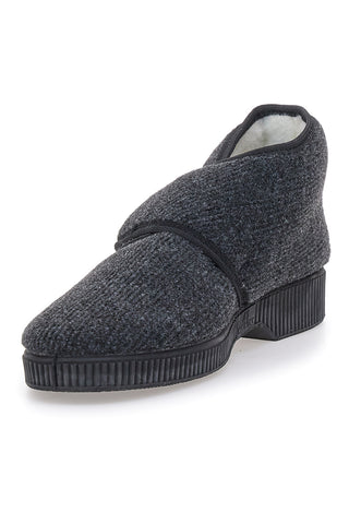Temno sive copate z zaponko Antica Pantofoleria 1378