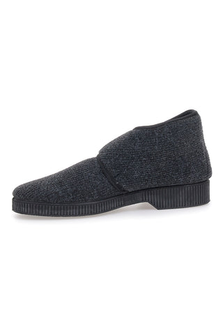 Temno sive copate z zaponko Antica Pantofoleria 1378