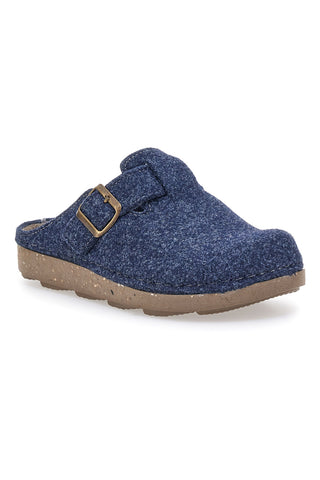 Modra filcasta copata z zaponko Inblu 23MT