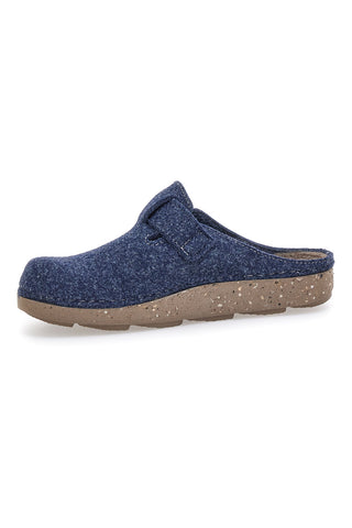 Modra filcasta copata z zaponko Inblu 23MT