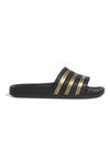 Črne kopalne natikače z Adidas Adilette Aqua črtami