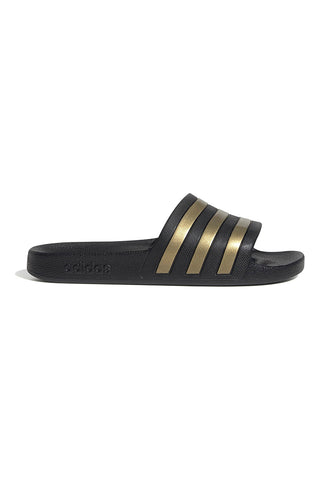 Črne kopalne natikače z Adidas Adilette Aqua črtami