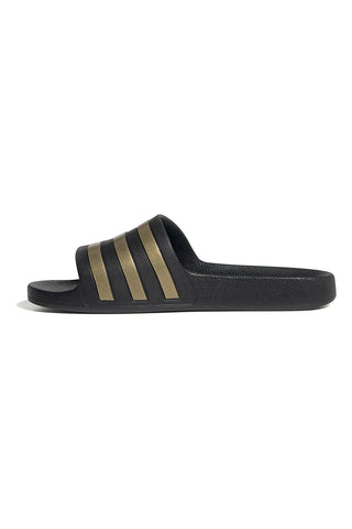 Črne kopalne natikače z Adidas Adilette Aqua črtami