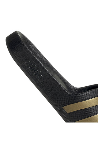 Črne kopalne natikače z Adidas Adilette Aqua črtami