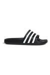 Črne kopalne natikače z Adidas Adilette Aqua črtami