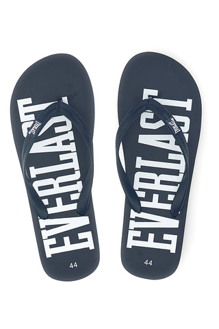 Temnopolti copati z belim napisom Everlast EV08