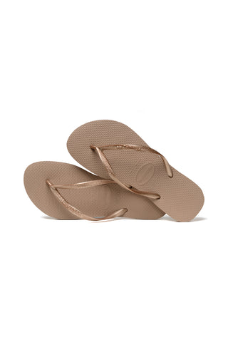 Japonke Rose Gold Havaianas Slim