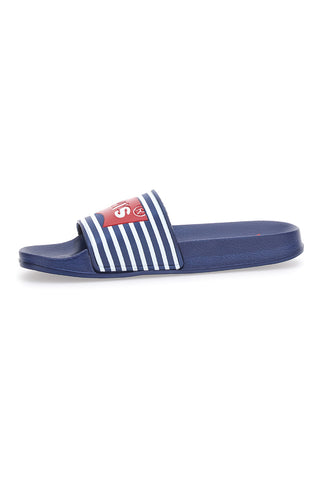 Gumijaste copate Levi's 064 Modre