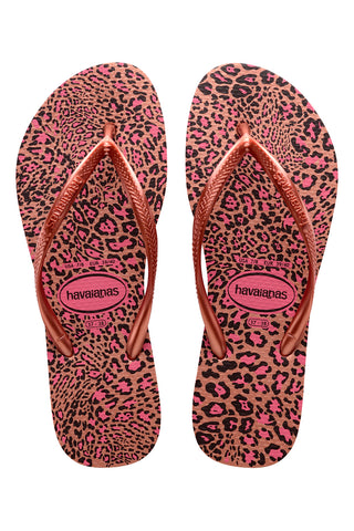 Papudlji Havaianas Slim Animals Rosa