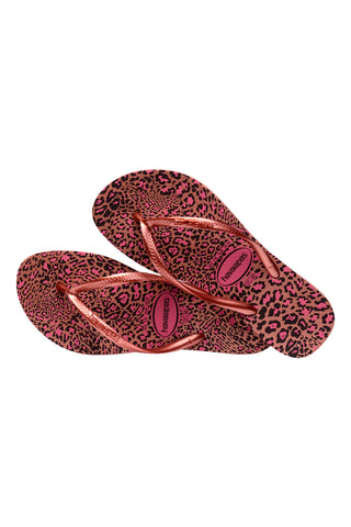 Papudlji Havaianas Slim Animals Rosa