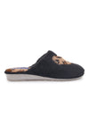 Črne copate Animalier Inblu 100 LB