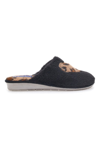 Črne copate Animalier Inblu 100 LB
