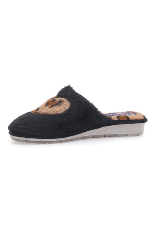 Črne copate Animalier Inblu 100 LB