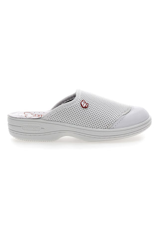 Bele delovne copate Mrs Chef 553