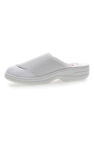 Bele delovne copate Mrs Chef 553