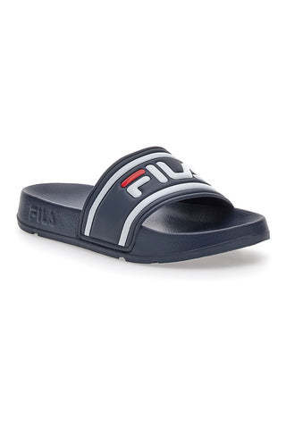 Modre gumijaste copate za otroke Fila Morro Bay Slipper Teens