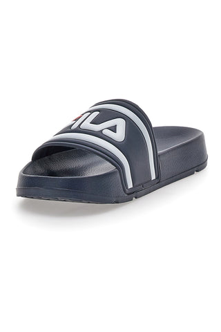 Modre gumijaste copate za otroke Fila Morro Bay Slipper Teens