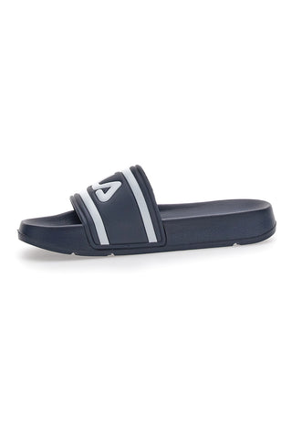 Modre gumijaste copate za otroke Fila Morro Bay Slipper Teens