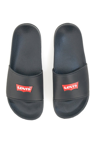 Črne natikače Levi's VPOL0207S