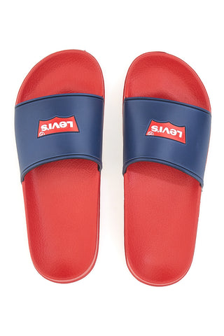 Rdeče/modre gumijaste copate Levi's VPOL0207S