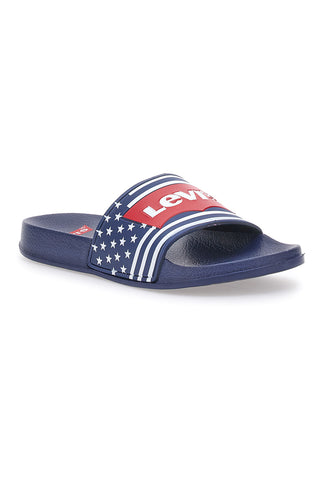 Modre copate z ameriško zastavo Levi's VPOL0064S