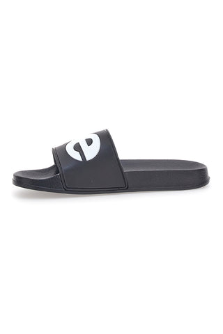 Črne gumijaste copate Levi's VPOL0210S