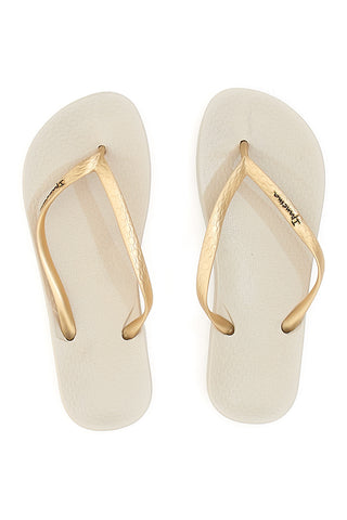 Papudlji Infradito Beige/Gold Ipanema Anatomica Tan Fem