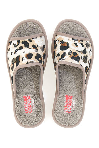 Leopardaste copate z odprtim prstom, udobna linija 7551P