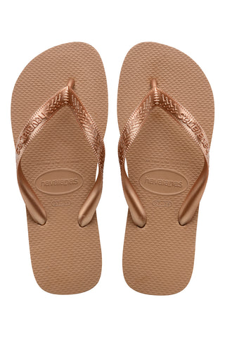 Gumijaste japonke Havaianas Top Tiras FC v bronasti barvi