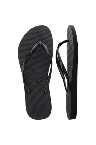 Črne japonke Havaianas Slim Fc