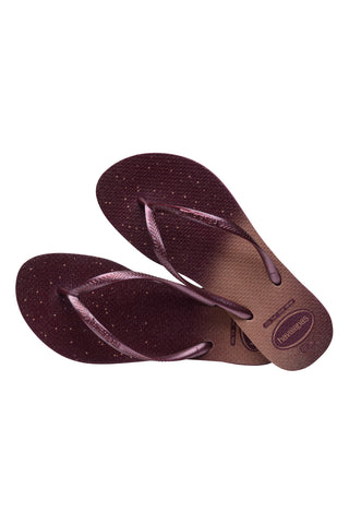 Gumijaste japonke Purple Havaianas Slim Gloss Fc