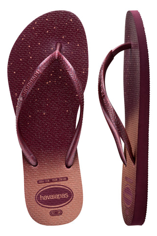 Gumijaste japonke Purple Havaianas Slim Gloss Fc