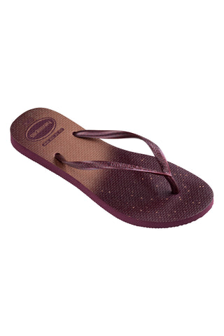 Gumijaste japonke Purple Havaianas Slim Gloss Fc