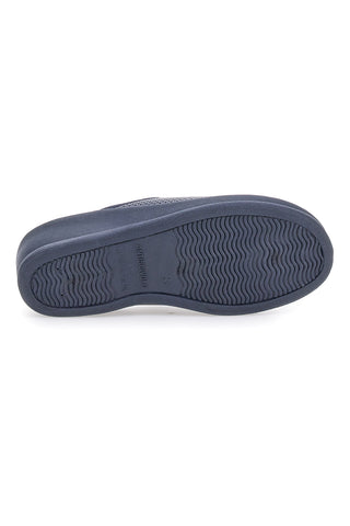 Modre copate Made in Italy s podplatom iz pravega usnja Le Soft 824100