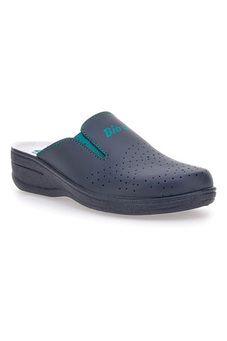 Modre delovne copate iz usnja Bio Up 329