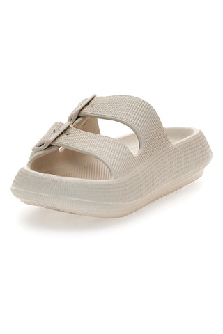 Pantofli Slide Off White s sponkami 2t2l 02