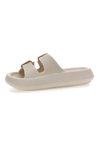 Pantofli Slide Off White s sponkami 2t2l 02